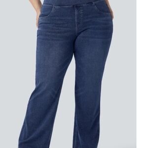 HALARA Flex High Waisted Blue Denim Jeans